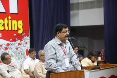 Deepak Bhatacharya, Joint General Secretary Placing a Resolution
