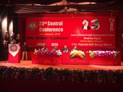 Leaders in the Dias
23 Central Conference  held at  Dibrugarh on 4-6 January 2019
